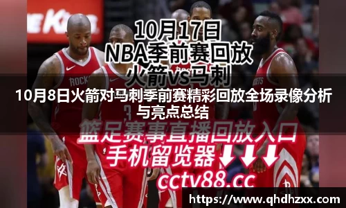 10月8日火箭对马刺季前赛精彩回放全场录像分析与亮点总结